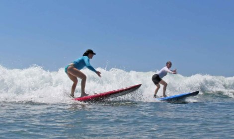 Catching the firsts waves!