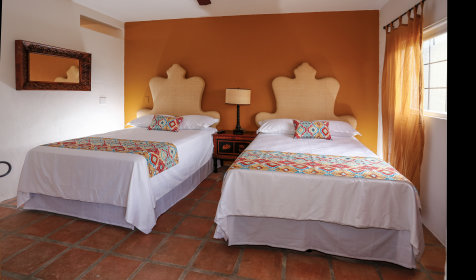 Casita double bed room