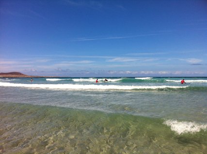   Famara beach